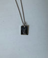 Letter Plate Necklace