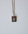 Letter Plate Necklace