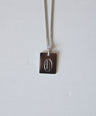 Letter Plate Necklace