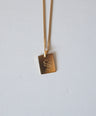 Letter Plate Necklace