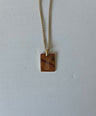 Letter Plate Necklace