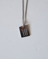 Letter Plate Necklace