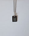 Letter Plate Necklace