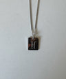 Letter Plate Necklace