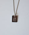 Letter Plate Necklace